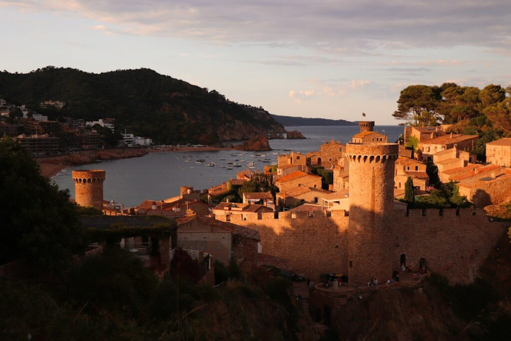 Paisaje de una localidad costera española
